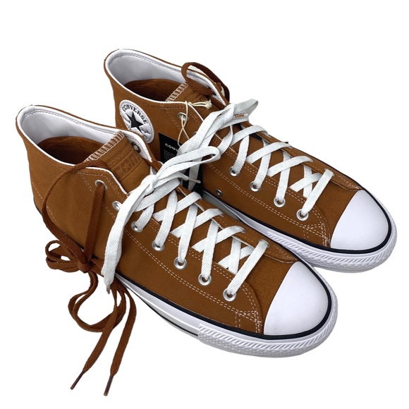 Converse CONS Chuck Taylor Pro Mid Sneakers Men's Shoes Suede Tawny Owl A04601C - Picture 3 of 10